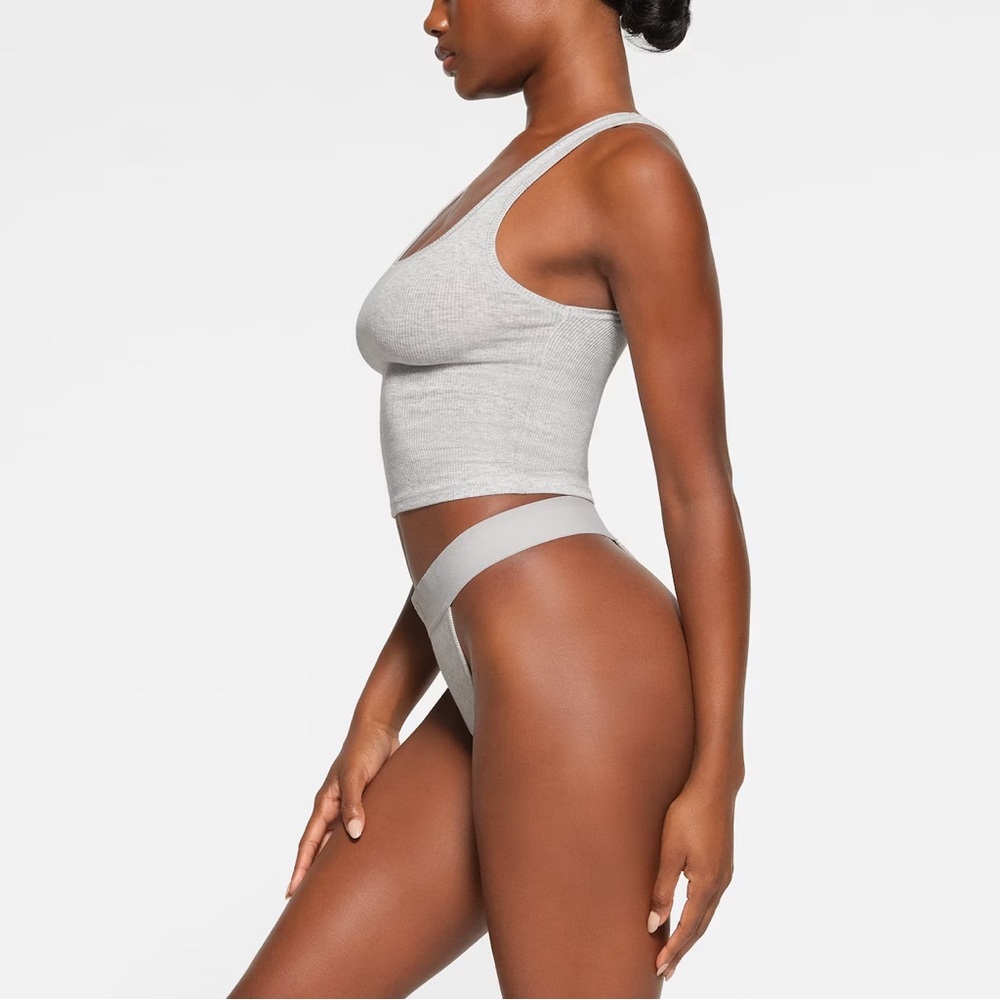 Skims Cotton Rib Tank & Boxer Set - Picture 2 of 9